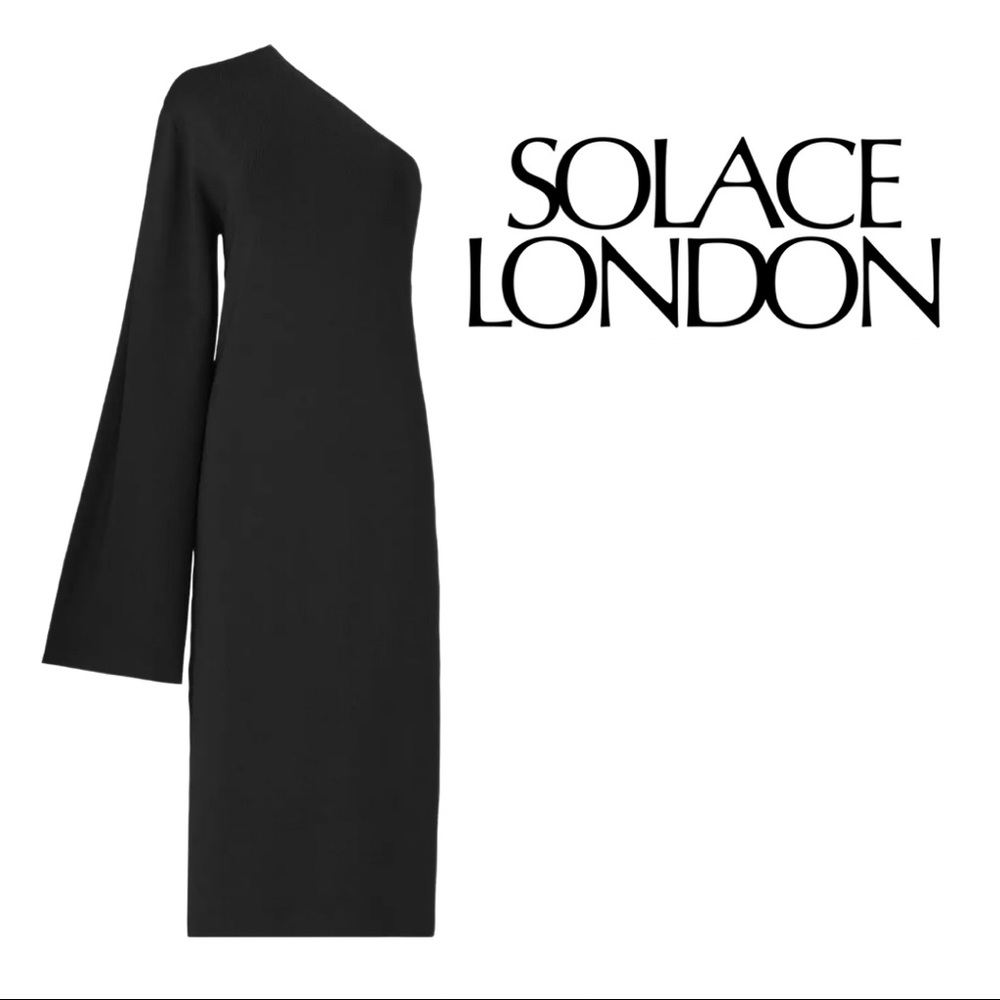 NWOT Solace London Black Ysabel Dress